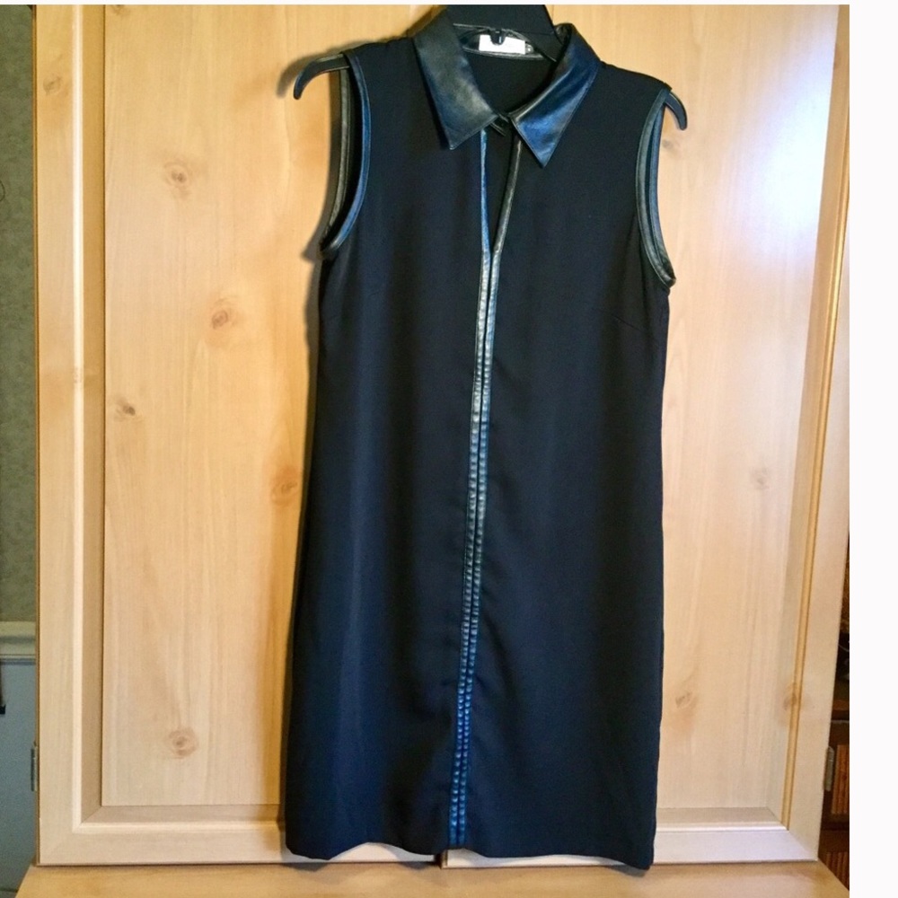 Calvin Klein Sleeveless Shift Dress, Black